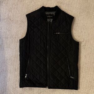 Banana Republic Black Quilted Vest